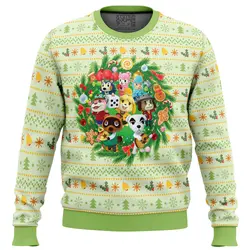 Christmas Animal Festival Animal Crossing Ugly Christmas Sweater Perfect And Unique Gifts For Adults Kids On Christmas