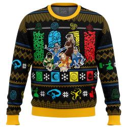 Christmas Avatar Last Airbender Ugly Christmas Sweater Perfect And Unique Gifts For Adults Kids On Christmas