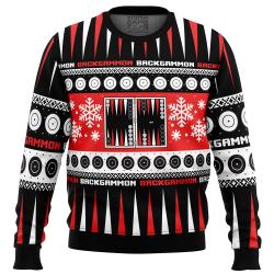 Christmas Backgammon Board Games Ugly Christmas Sweater Perfect And Unique Gifts For Adults Kids On Christmas