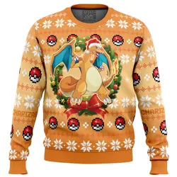 Christmas Charizard Pokemon Ugly Christmas Sweater Perfect And Unique Gifts For Adults Kids On Christmas