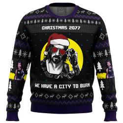 Christmas Cyberpunk 2077 Ugly Christmas Sweater Perfect And Unique Gifts For Adults Kids On Christmas