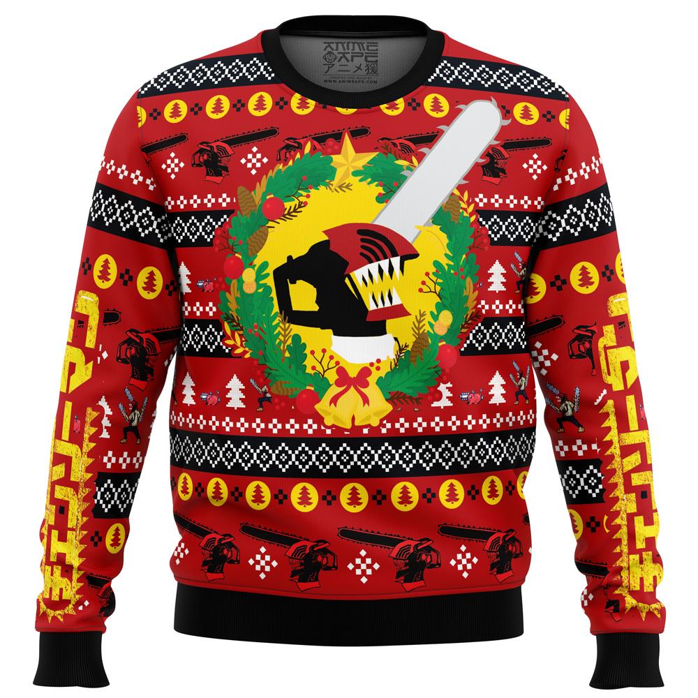 Christmas Dream Chainsaw Man Ugly Christmas Sweater Perfect And Unique Gifts For Adults Kids On Christmas