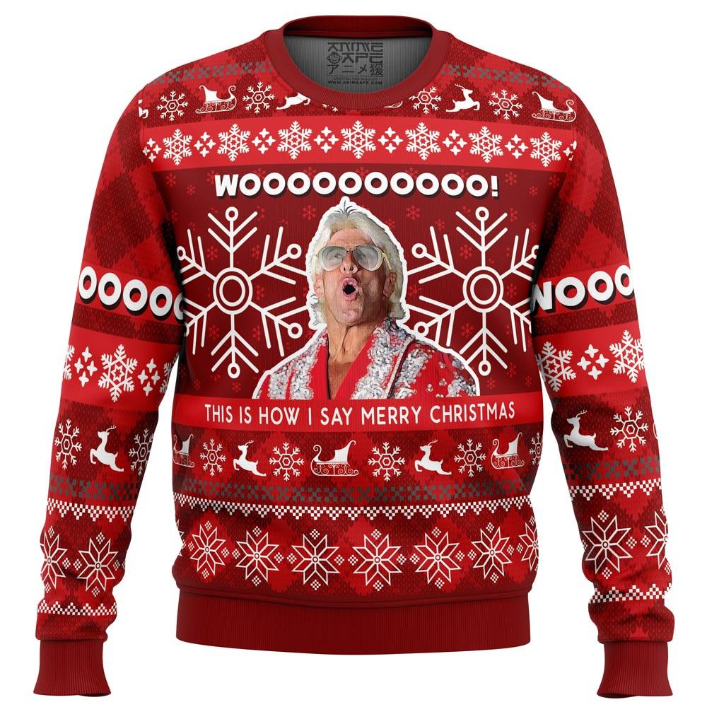 Christmas Flair Pro Wrestling Ugly Christmas Sweater Perfect And Unique Gifts For Adults Kids On Christmas