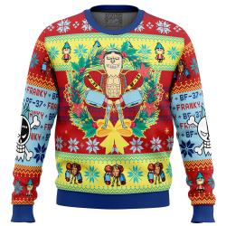 Christmas Franky One Piece Ugly Christmas Sweater Perfect And Unique Gifts For Adults Kids On Christmas