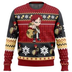 Christmas Gaara Naruto Ugly Christmas Sweater Perfect And Unique Gifts For Adults Kids On Christmas