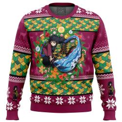 Christmas Giyuu Tomioka Demon Slayer Ugly Christmas Sweater Perfect And Unique Gifts For Adults Kids On Christmas