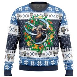 Christmas Hashibira Inosuke Demon Slayer Ugly Christmas Sweater Perfect And Unique Gifts For Adults Kids On Christmas