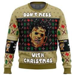 Christmas in Texas Leatherface Ugly Christmas Sweater Perfect And Unique Gifts For Adults Kids On Christmas