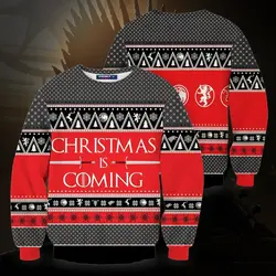 Christmas Is Coming Knitted Sweater Xmas Sweatshirt Perfect And Unique Gifts For Adults Kids On Christmas
