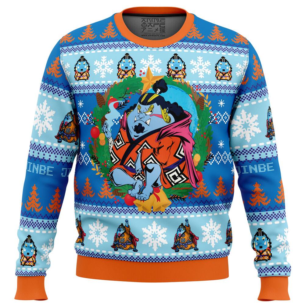 Christmas Jinbe One Piece Ugly Christmas Sweater Perfect And Unique Gifts For Adults Kids On Christmas
