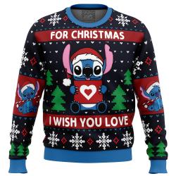 Christmas Love Stitch Ugly Christmas Sweater Perfect And Unique Gifts For Adults Kids On Christmas