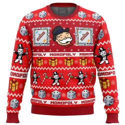 Christmas Monopoly Board Games Ugly Christmas Sweater Perfect And Unique Gifts For Adults Kids On Christmas