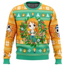Christmas Nami One Piece Ugly Christmas Sweater Perfect And Unique Gifts For Adults Kids On Christmas