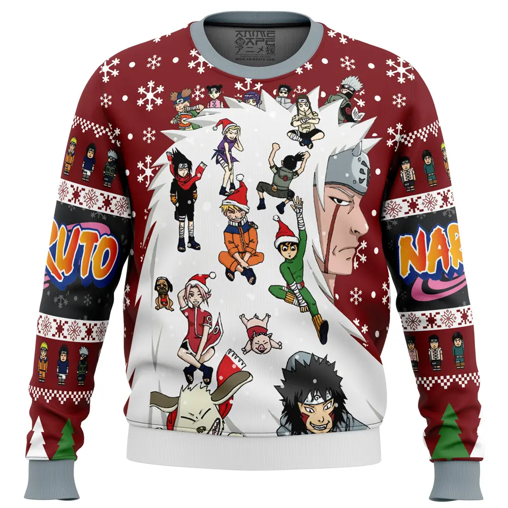 Christmas Naruto Characters Naruto Ugly Christmas Sweater Perfect And Unique Gifts For Adults Kids On Christmas
