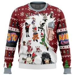 Christmas Naruto Characters Naruto Ugly Christmas Sweater Perfect And Unique Gifts For Adults Kids On Christmas