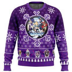 Christmas Quest Genshin Impact Ugly Christmas Sweater Perfect And Unique Gifts For Adults Kids On Christmas