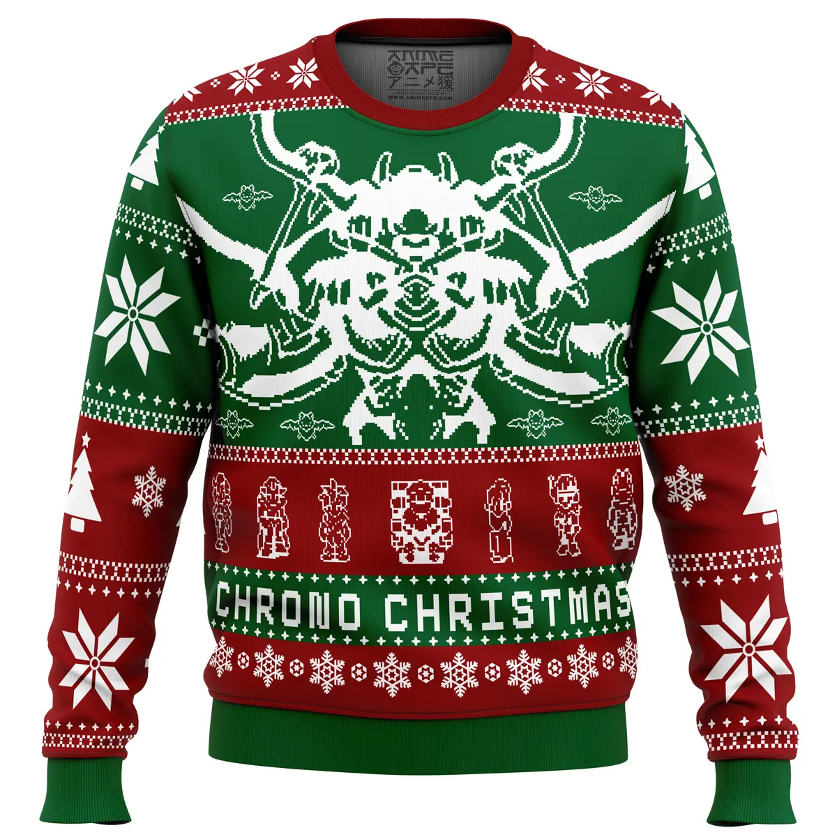Chrono Trigger Chrono Christmas Ugly Christmas Sweater Perfect And Unique Gifts For Adults Kids On Christmas