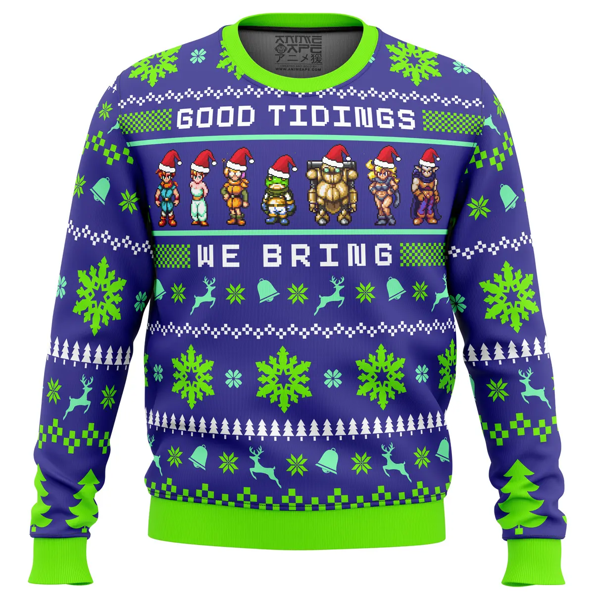 Chrono Trigger Good Tidings We Bring Ugly Christmas Sweater Perfect And Unique Gifts For Adults Kids On Christmas
