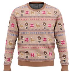 Clannad Merry Mery Christmas Furukawa Nagisa Ugly Christmas Sweater Perfect And Unique Gifts For Adults Kids On Christmas