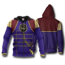 Anime Code Geass Charles Zi Britamia Hoodie Costume Anime Zip Jacket Perfect And Unique Gifts For Otaku Anime Fans On Christmas