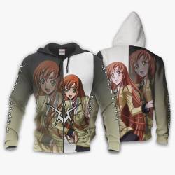 Anime Fenette Shirley Hoodie Custom Code Geass Anime Perfect And Unique Gifts For Otaku Anime Fans On Christmas