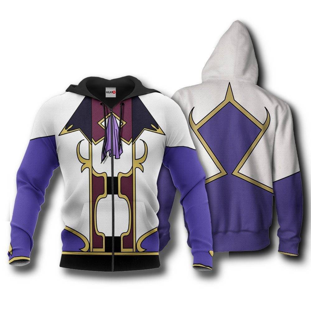 Anime Code Geass Jeremiah Gottwald Hoodie Costume Anime Zip Jacket Perfect And Unique Gifts For Otaku Anime Fans On Christmas