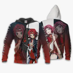 Anime Stadtfeld Kallen Hoodie Custom Code Geass Anime Perfect And Unique Gifts For Otaku Anime Fans On Christmas