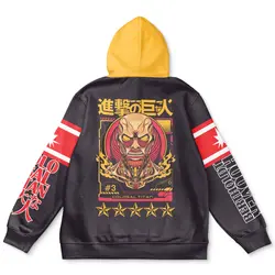 Anime Colossal Titan Attack on Titan Streetwear Hoodie Perfect And Unique Gifts For Otaku Anime Fans On Christmas