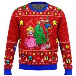 Come and See the Christmas Tree Super Mario Ugly Christmas Sweater Perfect And Unique Gifts For Adults Kids On Christmas