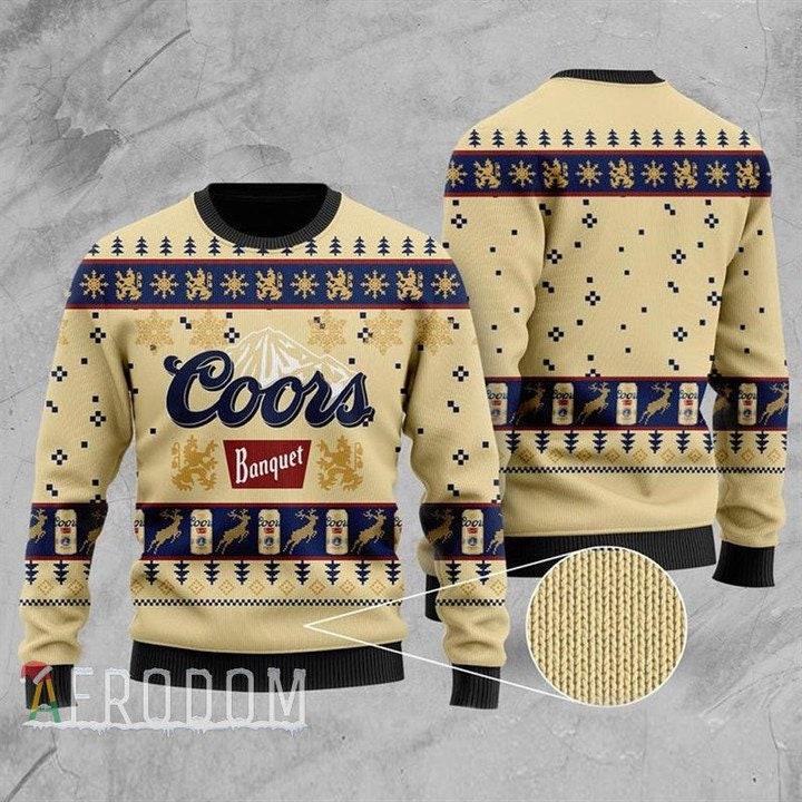 Coors Banquet Christmas Xmas Sweater Shirt Perfect And Unique Gifts For Adults Kids On Christmas