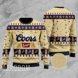 Coors Banquet Christmas Xmas Sweater Shirt Perfect And Unique Gifts For Adults Kids On Christmas