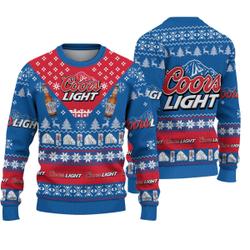 Coors Light Beer Blue Lover Christmas Gift Ugly Sweater Perfect And Unique Gifts For Adults Kids On Christmas