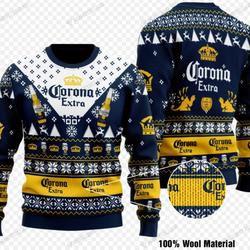 Corona Extra Beer Ugly Christmas Sweater Sweatshirt Perfect And Unique Gifts For Adults Kids On Christmas