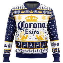 Corona Extra Ugly Christmas Sweater Perfect And Unique Gifts For Adults Kids On Christmas Holiday