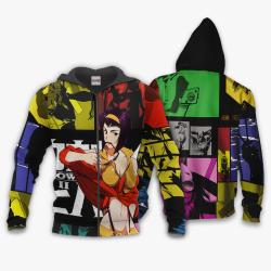 Anime Faye Valentine Hoodie Custom Cowboy Bebop Anime Perfect And Unique Gifts For Otaku Anime Fans On Christmas