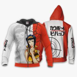 Anime Cowboy Bebop Faye Valentine Hoodie Custom Anime Perfect And Unique Gifts For Otaku Anime Fans On Christmas