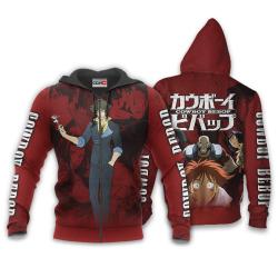 Anime Cowboy Bebop Hoodie Custom Anime Perfect And Unique Gifts For Otaku Anime Fans On Christmas