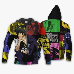 Anime Spiegel Spike Hoodie Custom Cowboy Bebop Anime Perfect And Unique Gifts For Otaku Anime Fans On Christmas