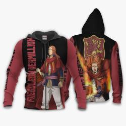 Anime Crimson Lion Fuegoleon Vermillion Hoodie Black Clover Anime Shirt Perfect And Unique Gifts For Otaku On Christmas