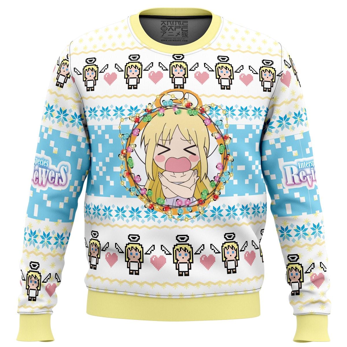 Crimvael Interspecies Reviewers Ugly Christmas Sweater Perfect And Unique Gifts For Adults Kids On Christmas