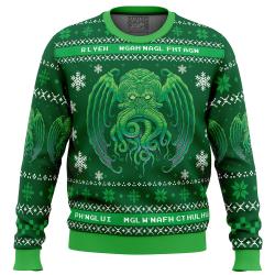 Cthulhu Cultist Christmas Ugly Christmas Sweater Perfect And Unique Gifts For Adults Kids On Christmas