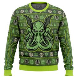 Cthulhu Ugly Christmas Sweater Perfect And Unique Gifts For Adults Kids On Christmas Holiday
