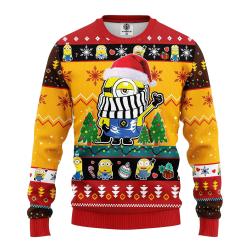 Cute Banana Minions Winter Christmas Sweater For Holiday Perfect And Unique Gifts For Adults Kids On Christmas