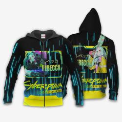 Anime Cyberpunk Edgerunners Rebecca Anime Shirts VA2209 Perfect And Unique Gifts For Otaku Anime Fans On Christmas