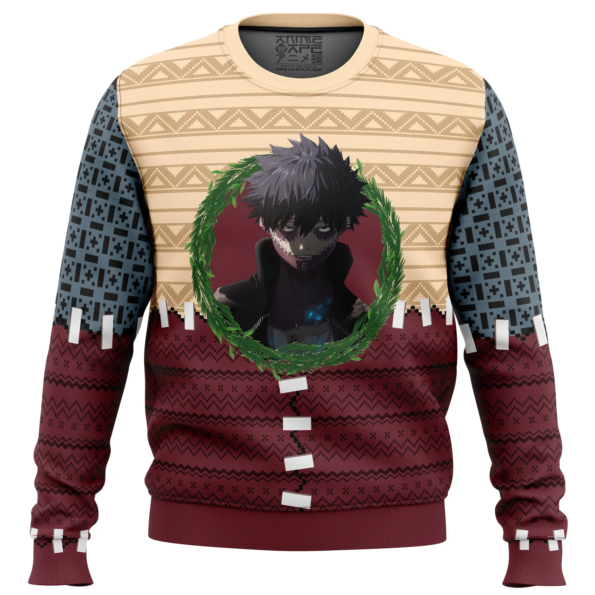 Dabi My Hero Academia Ugly Christmas Sweater Perfect And Unique Gifts For Adults Kids On Christmas