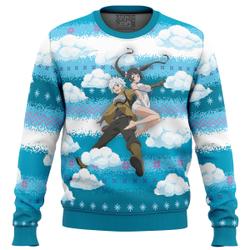 DanMachi Ugly Christmas Sweater Perfect And Unique Gifts For Adults Kids On Christmas