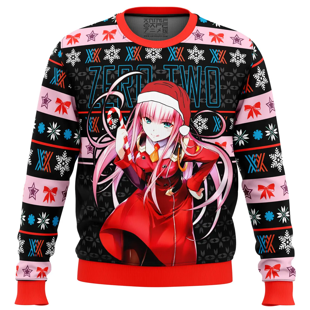 Darling in the Franxx Zero Two Ugly Christmas Sweater Perfect And Unique Gifts For Adults Kids On Christmas