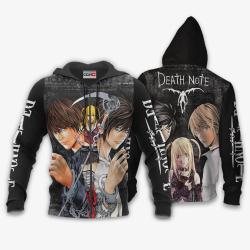 Anime Lawliet Light Yagami Misa Shirts Merch Custom Anime Perfect And Unique Gifts For Otaku Anime Fans On Christmas