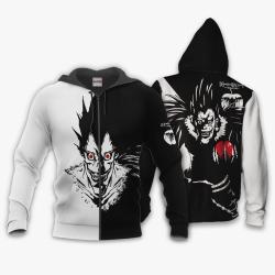 Anime Ryuk Shirts Merch Custom Shirt Anime Zip Jacket Perfect And Unique Gifts For Otaku Anime Fans On Christmas