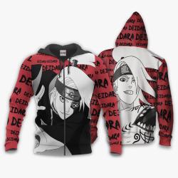 Anime Deidara Shirts Merch Custom Anime Style Manga Perfect And Unique Gifts For Otaku Anime Fans On Christmas